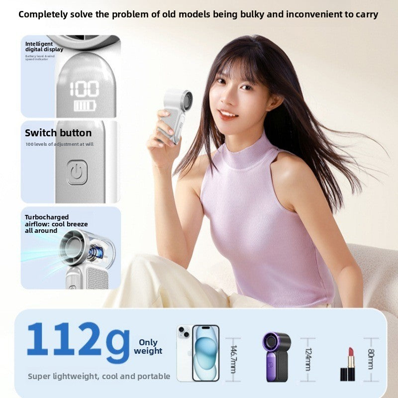 Handventilator mit USB-C