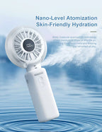 Handventilator mit Nebelsprühfunktion