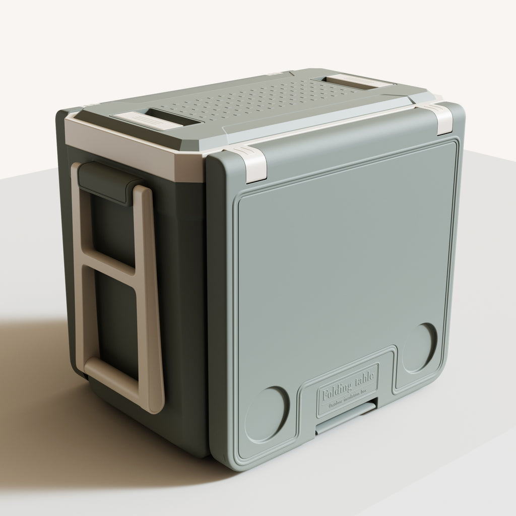 Kühlbox 32L mit ausklappbarem Tisch & 2 Stühlen