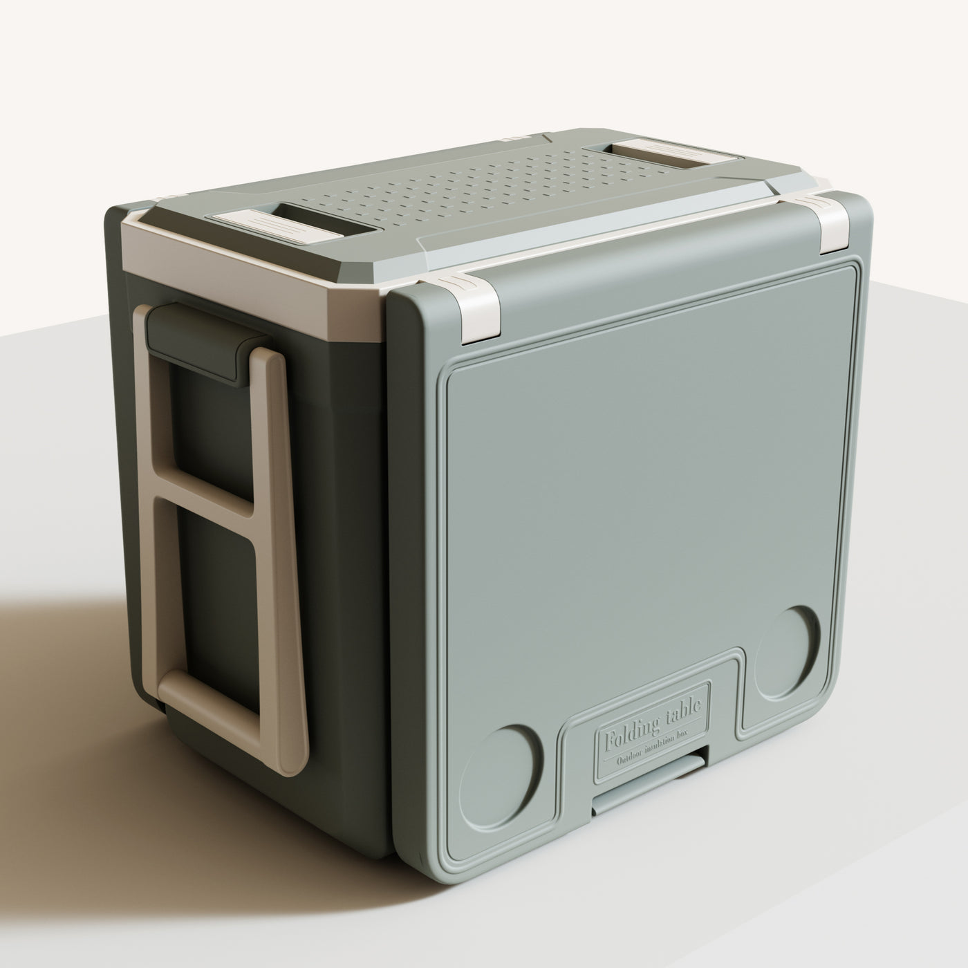 Kühlbox 32L mit ausklappbarem Tisch & 2 Stühlen