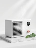 Tragbarer Desktop Luftkühlventilator mit Sprühfunktion
