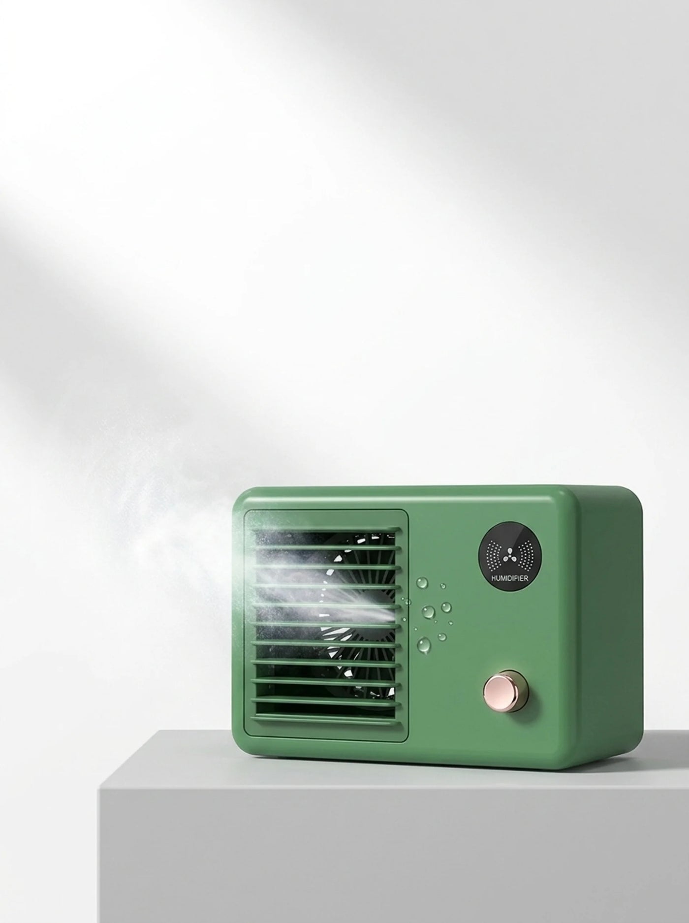 Tragbarer Desktop Luftkühlventilator mit Sprühfunktion