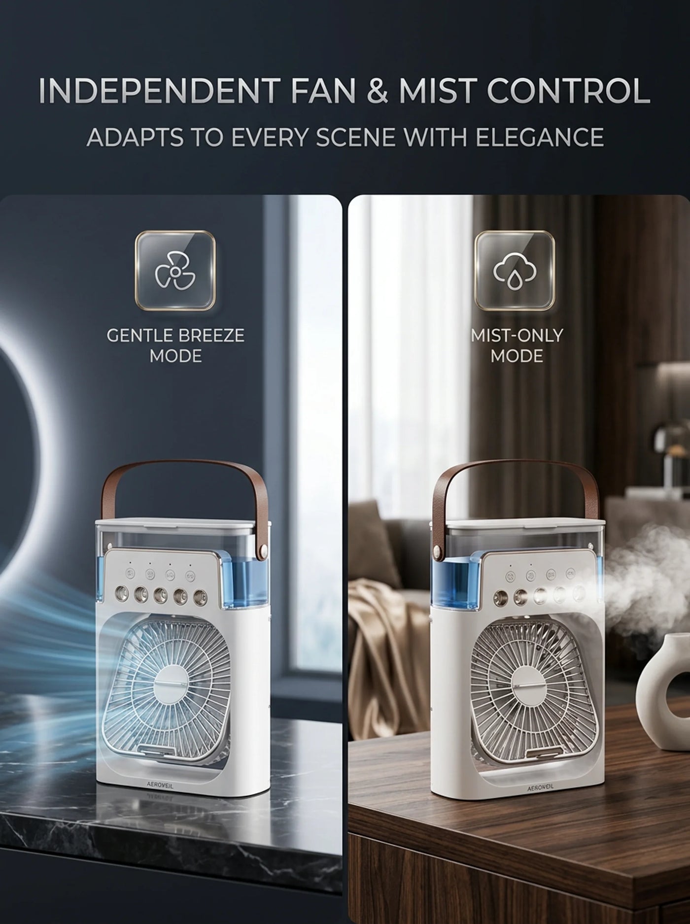 Kleiner Wassernebel-Ventilator