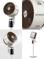 Luftzirkulations Ventilator mit Mückenspray