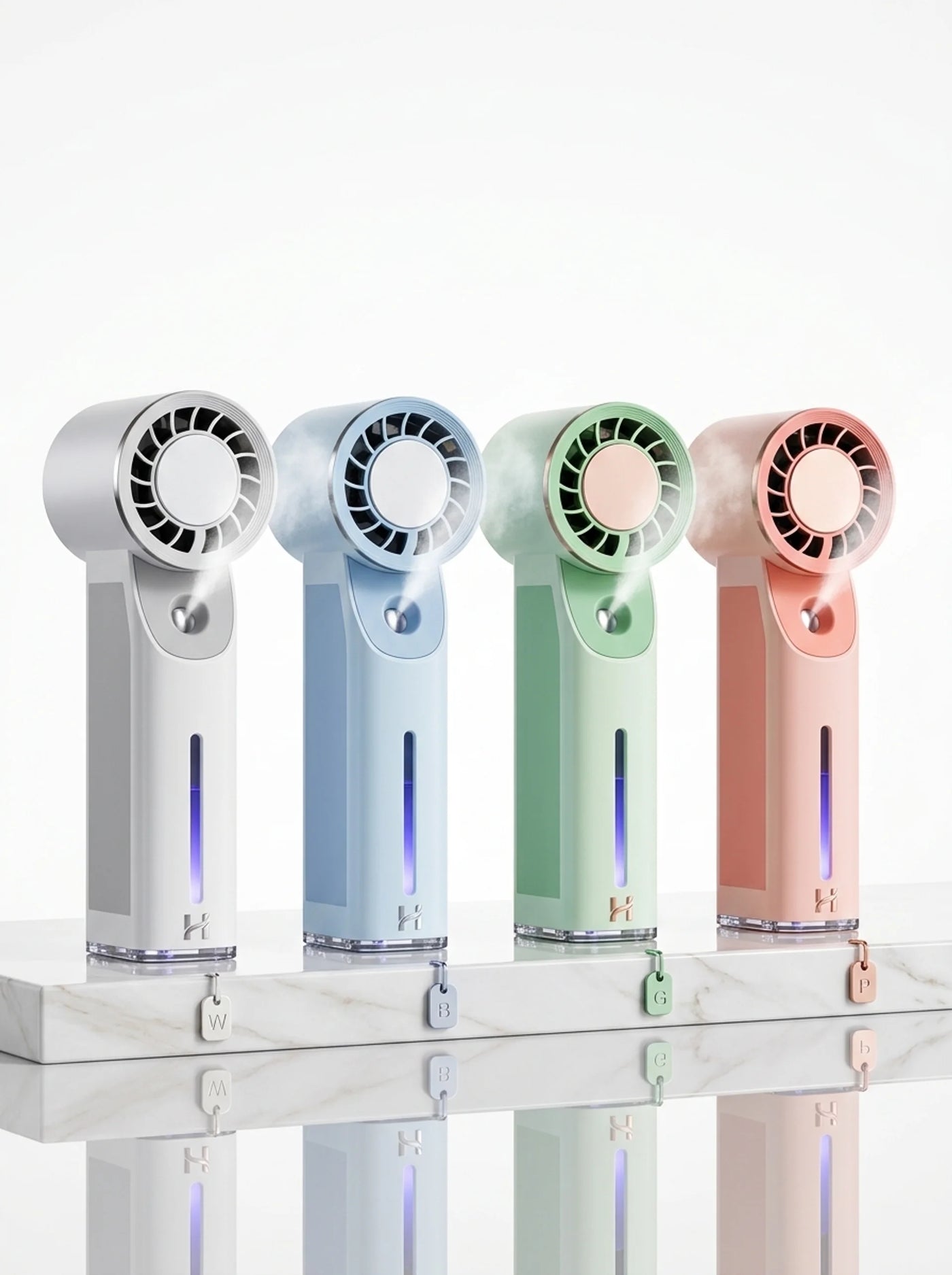 Handventilator mit Sprühfunktion