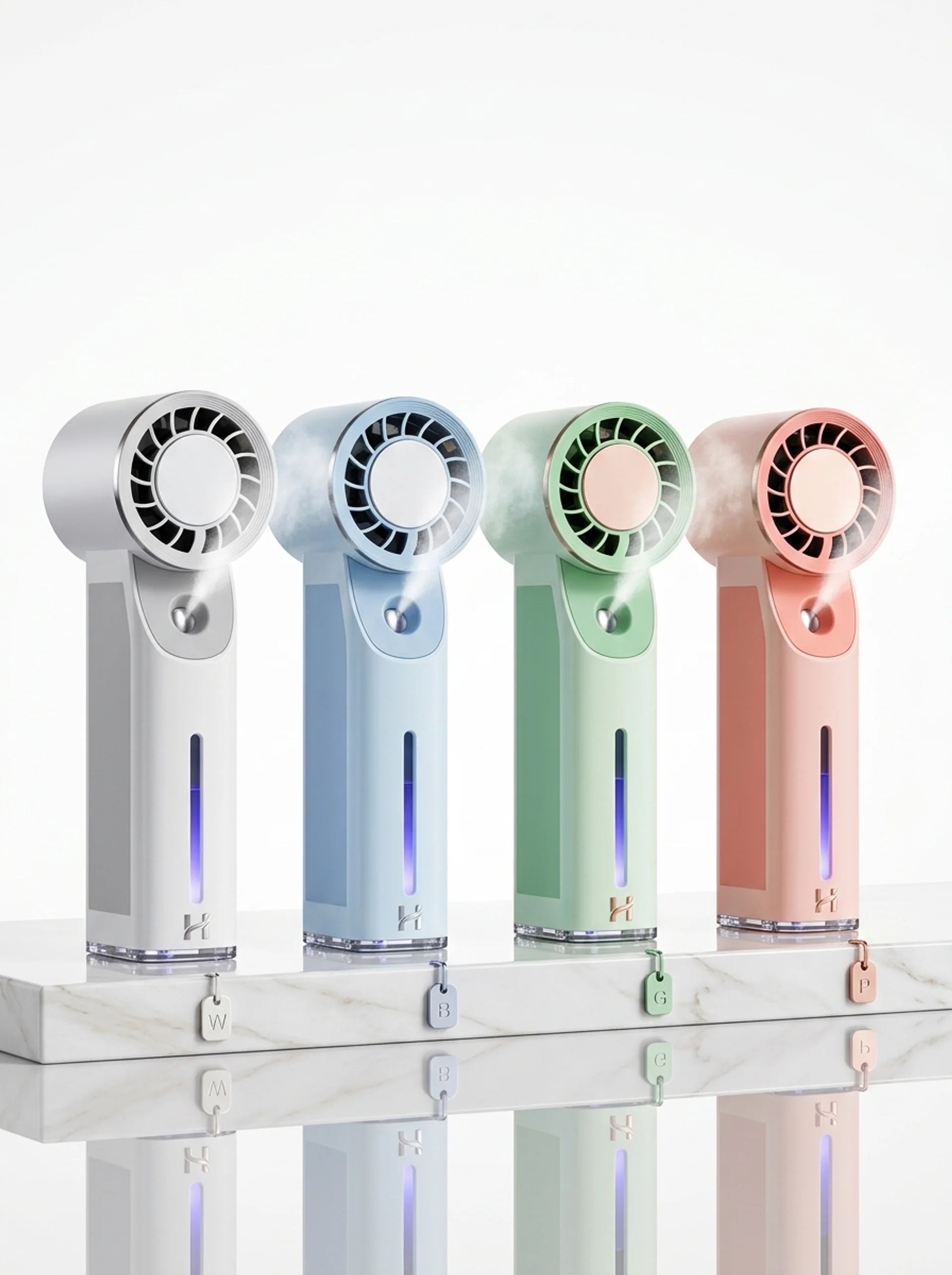 Handventilator mit Sprühfunktion
