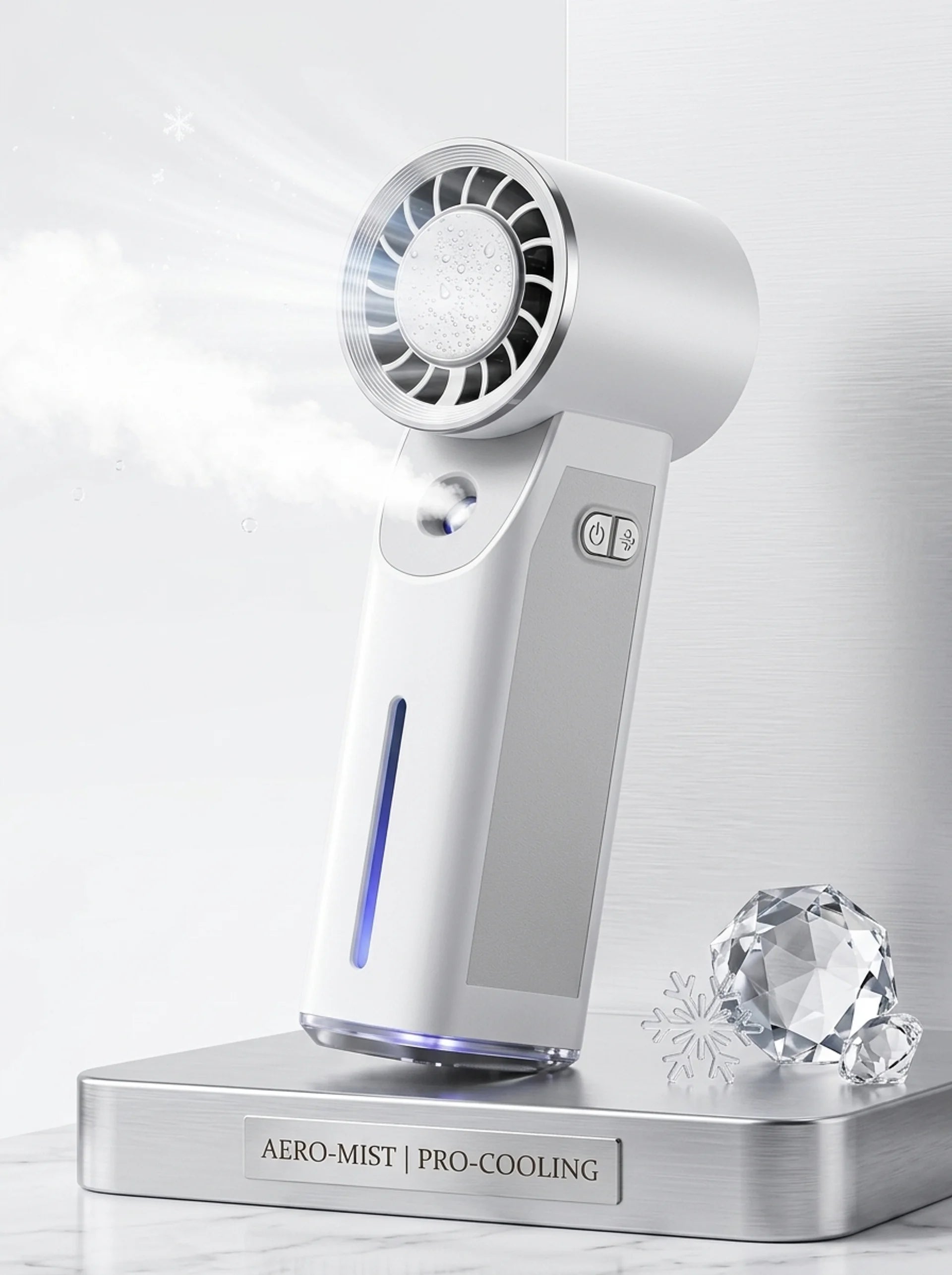 Handventilator mit Sprühfunktion