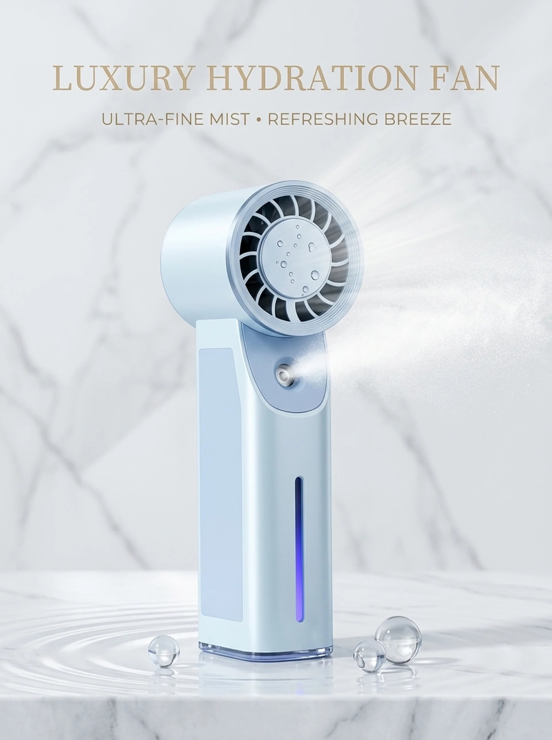 Handventilator mit Sprühfunktion