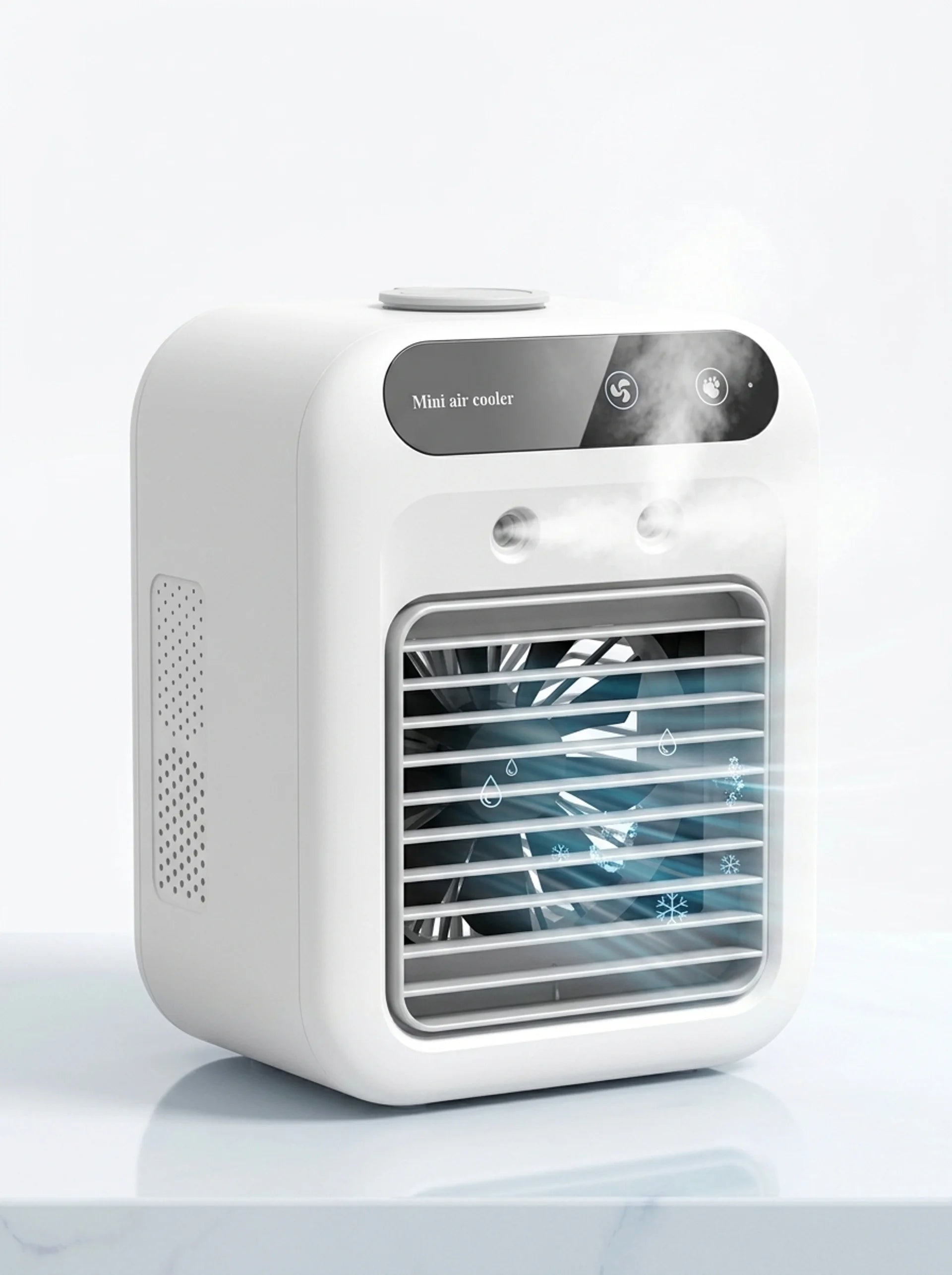 Tragbarer Klimaanlagen-Ventilator mit Sprühfunktion