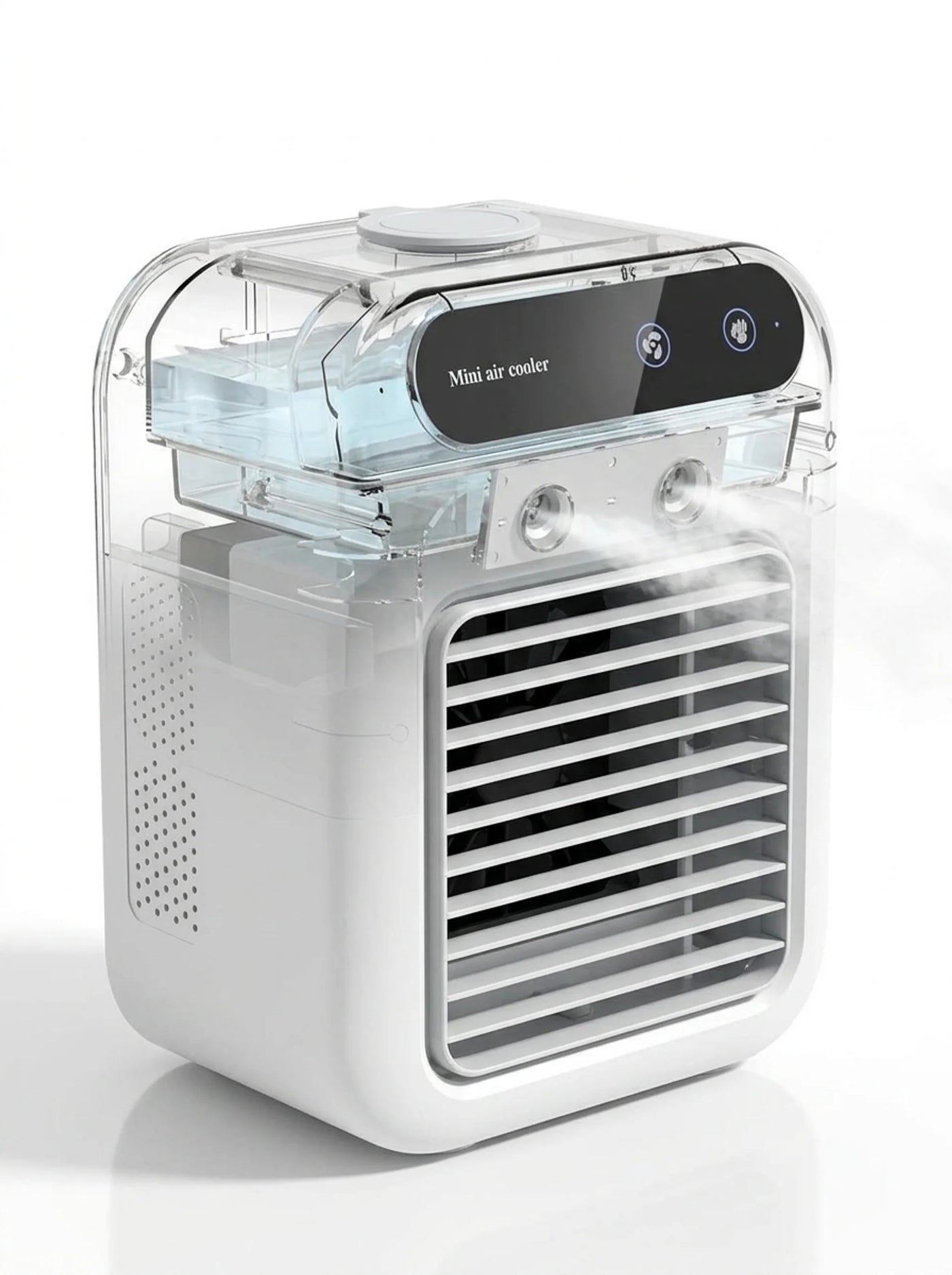 Tragbarer Klimaanlagen-Ventilator mit Sprühfunktion